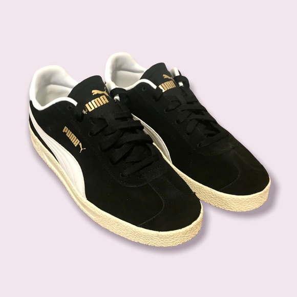 PUMA Smash v2 Black suede Men’s Sneakers size 9 - Picture 4 of 10